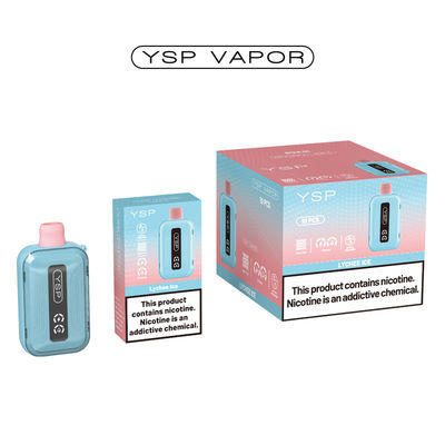 500mAh 15ml 10000 Puff Vape Tipo C Scatola di ricarica con schermo
