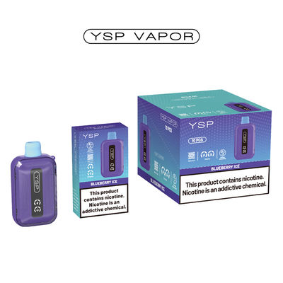 500mAh 15ml 10000 Puff Vape Tipo C Scatola di ricarica con schermo