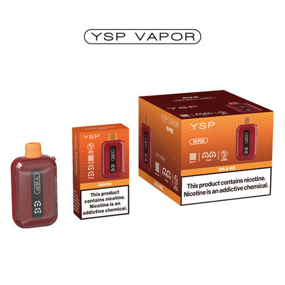 500mAh 15ml 10000 Puff Vape Tipo C Scatola di ricarica con schermo