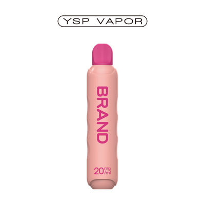 600 1000 Puffs 2ml TPD Pod Disposable E Cig Re-fillable Vape Pen Punta siliconica