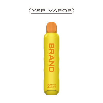 600 1000 Puffs 2ml TPD Pod Disposable E Cig Re-fillable Vape Pen Punta siliconica