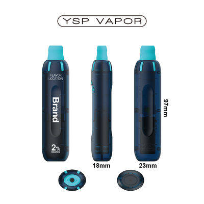 Mesh Coil Vape Pen TPD Compliant 2% Nicotina per sapore intenso e nuvole - 600 soffiate Ultra-smooth, Mouthpiece in silicone,facile da usare,senza necessità di ricarica