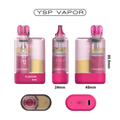 Crystal Bar 30K Puffs ️ Mesh Coil Disposable Vape, 650mAh Long-lasting, Visible E-juice,Con blocco per bambini e flusso d'aria regolabile