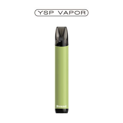 2 ml di precarico di sistema di vaping a 2%, nicotina 600 puffs di vaping monouso