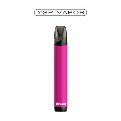 2 ml di precarico di sistema di vaping a 2%, nicotina 600 puffs di vaping monouso