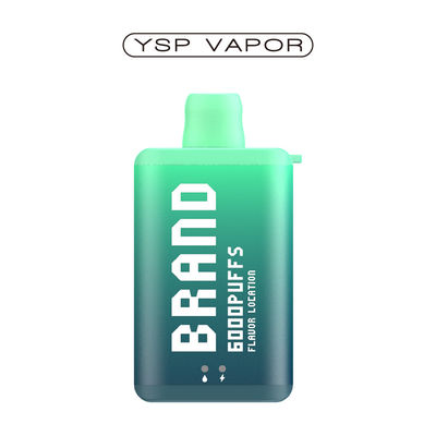 10 ml 6000 Puff Vape E Cigarette Ricaricabile Vape Box usa e getta