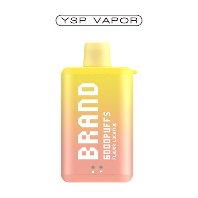 10 ml 6000 Puff Vape E Cigarette Ricaricabile Vape Box usa e getta