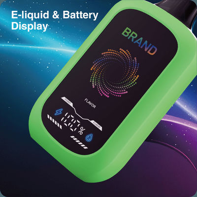 15mL/15K Puffs Ricaricabile Vapore usa e getta Ultra-lunga durata - schermo a LED e personalizzazione del sapore e flusso d'aria regolabile
